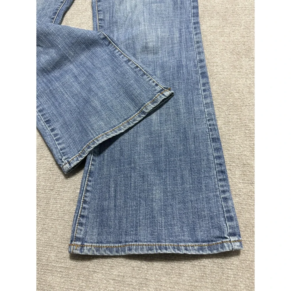 Michael Kors Jeans Womens 12 Bootcut Embroidered MK Pockets Medium‎ Wash Denim
